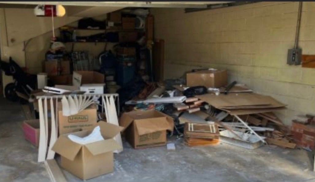 Garage junk removal after